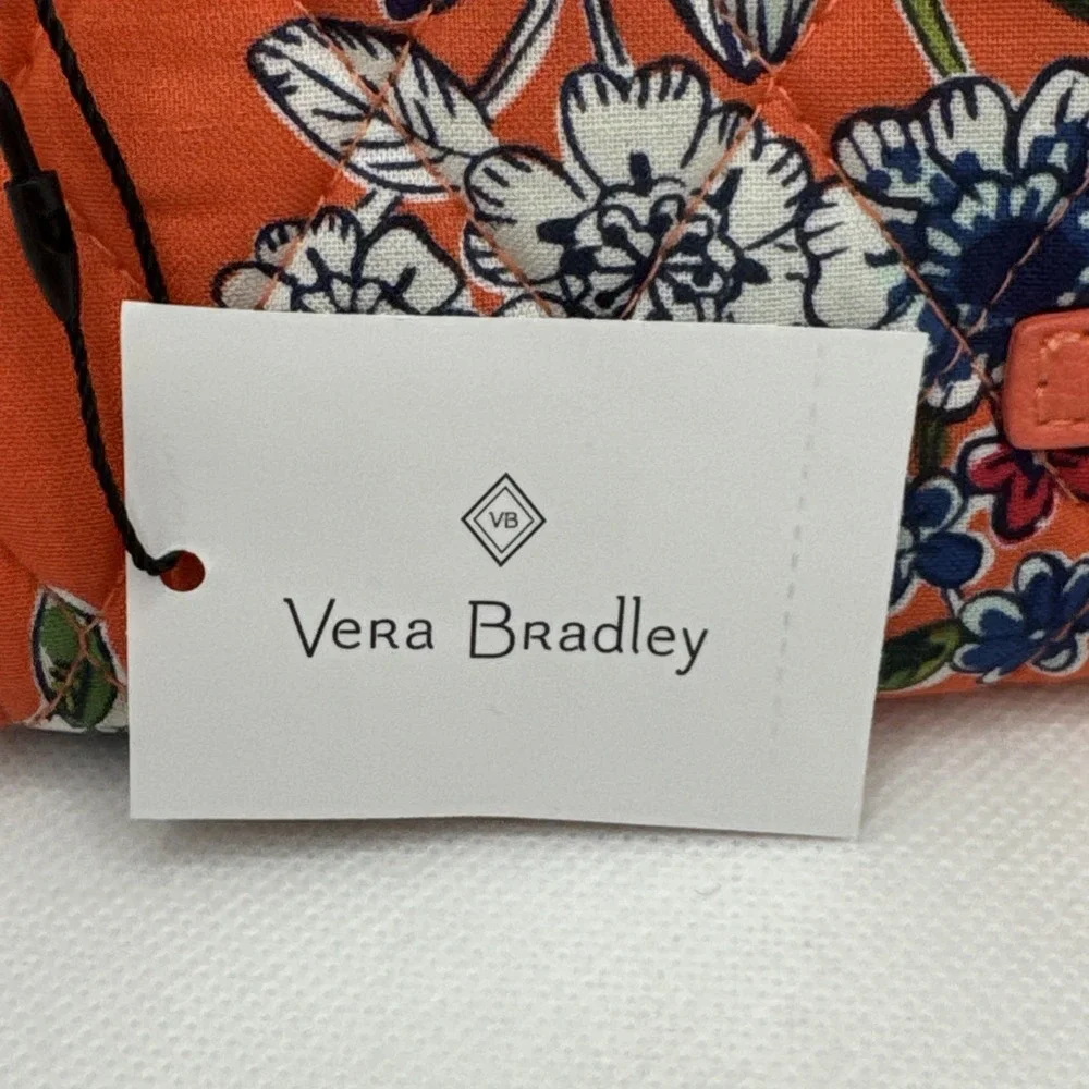 Vera Bradley RFID Georgia Wallet Coral Floral Pattern 21206-148 NWT